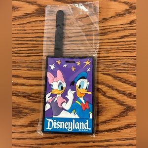 Never lose your luggage! Donald and Daisy Duck, Disney. Luggage tags set of 3